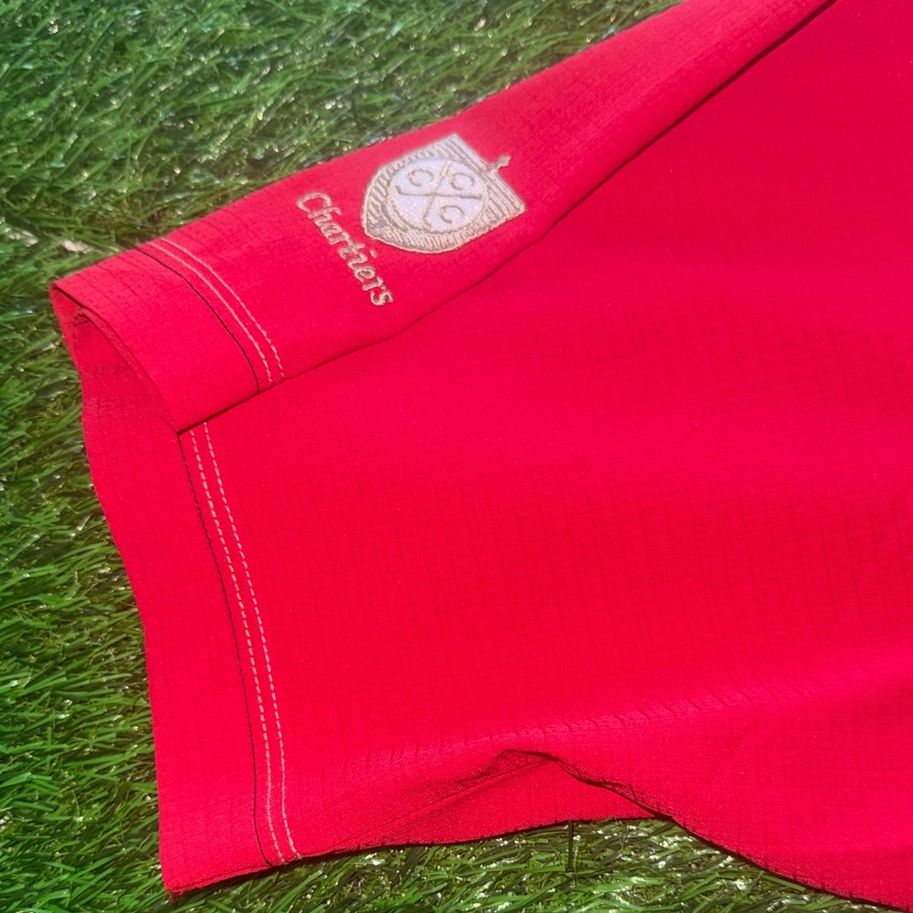 Men's Tiger Woods Collection Red Polo Shirt Nike Fit Dry Large - Picture 4 of 9